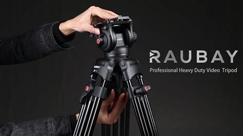 New Release Raubay 708in Professional Heavy Duty Video Camera Tripod