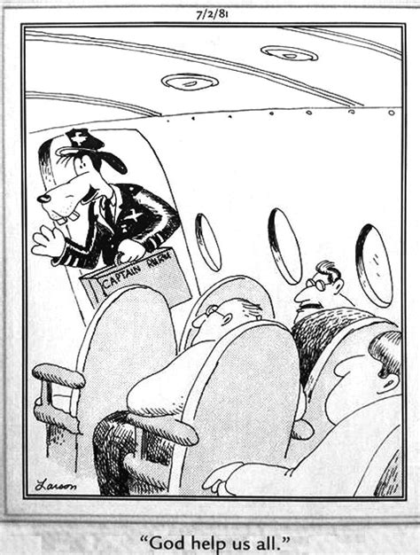 Flyings Still The Safest Way To Travel Far Side Comics The Far