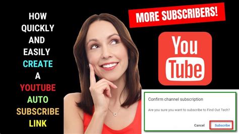 Quickly Create A Youtube Auto Subscribe Link For More Subscibers