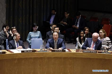Ambassador Zhang Jun Addresses Un Security Council Meeting On Situation In Syria Xinhua