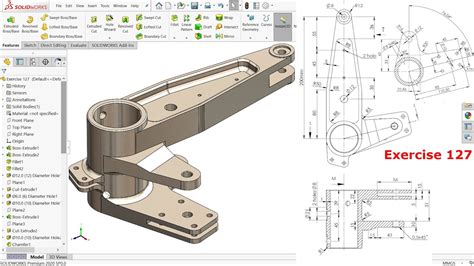 Solidworks Advanced Tutorial Exercise 127 Youtube