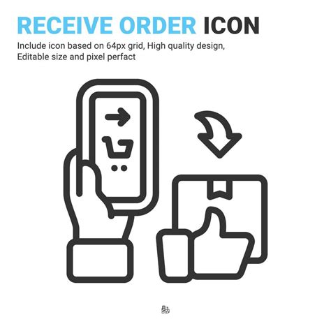 Click Buy And Collect Order Icon Isolated On White Background Vector