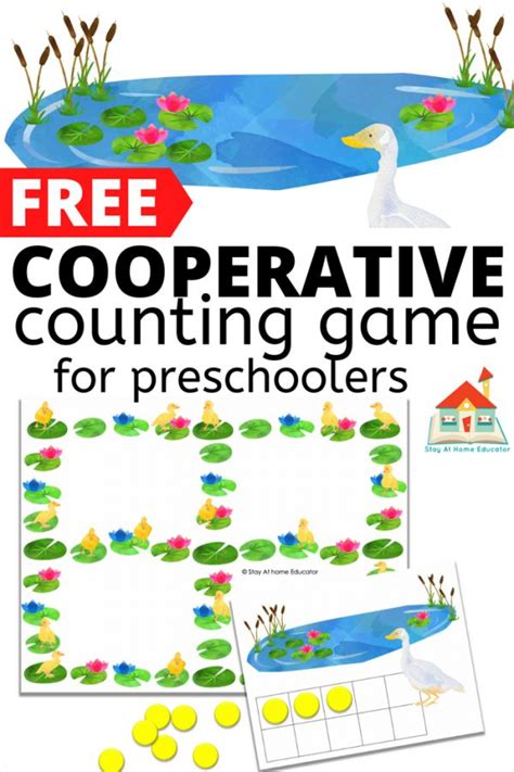 11 best places to play free preschool games. Kids fighting? Try this FREE printable Cooperative ...