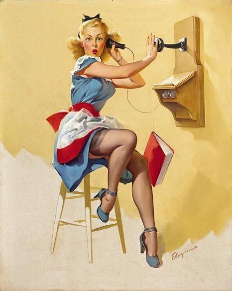 Gil Elvgren Insanely Sexy Vintage Pinup Girl Poster From Etsy My Xxx