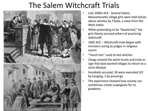 The Impact Of The Salem Witch Trials Moultonborough
