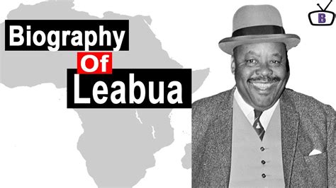 Biography of Jonathan Leabua,Origin, Education, Family, Achievements,Policies,Death - YouTube