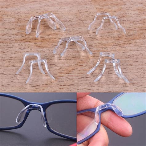 After searching on the net, i found this item containing an assortment of pads. 2 Pcs Silicone U Shape Anti Slip Nose Pads Eyeglass ...