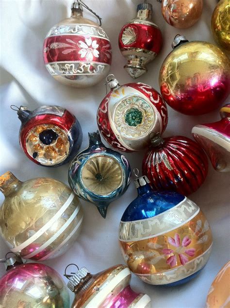 Vintage Glass Christmas Ornaments Vintage Christmas Vintage