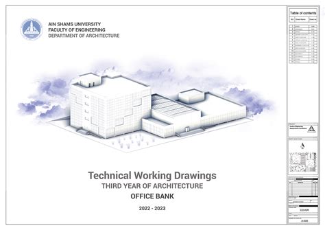 Working Drawings Bank Headquarter Behance