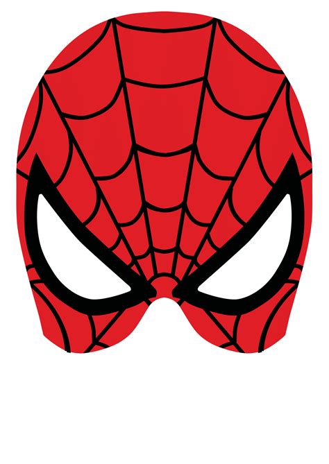 Spiderman Mask Template Printable Word Searches