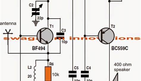 simple am radio circuit diagram