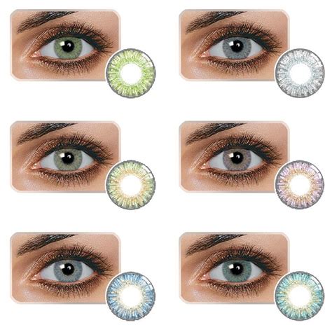 Freshgo Colored Contact Lenses 3 Tone Eye Contacts Color