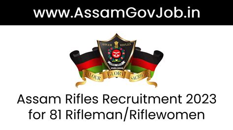 Assam Rifles Recruitment For Rifleman Riflewomen Vacancy
