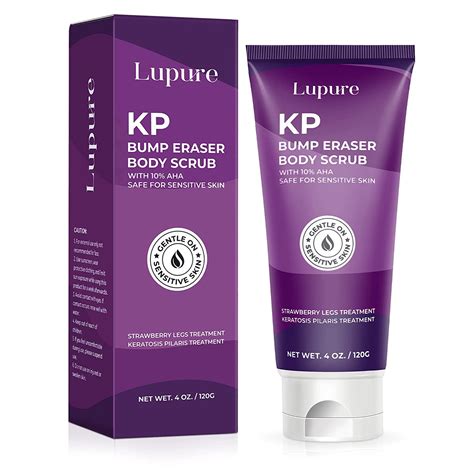 Kp Bump Eraser Body Scrub Lupure Strawberry Legs Treatment Exfoliating Body