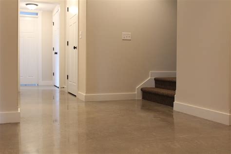Polished Concrete Floors In Basement Flooring Ideas