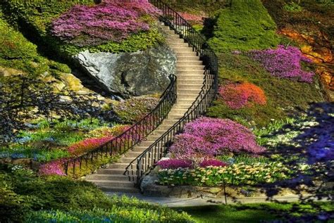 Stairs With Images Butchart Gardens Beautiful Gardens Beautiful