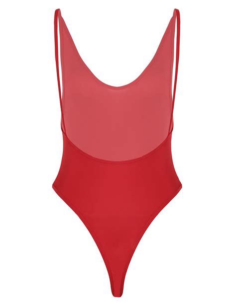 Women Ultra Thin Open Crotchless Swimsuit Swimwear Leotard Bodysuit