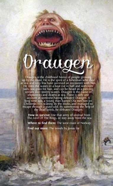 Scandinavian Folklore Draugen Legends And Myths Mythological