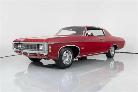 1969 Chevrolet Impala Ss427 4 Speed Factory Air Conditioning Correct Colors