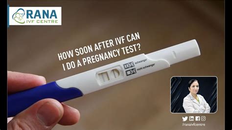 How Soon Can I Take A Pregnancy Test After Ivf Transfer Youtube