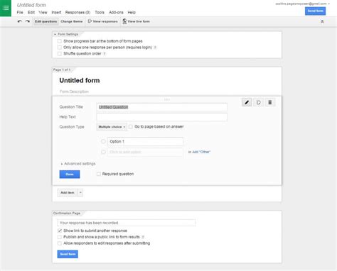 Study this screencast to learn how to customize a google forms survey template quickly, so you can start making and sending out your own surveys with google docs How To Create A Free Survey with Google Docs - Tutorial ...