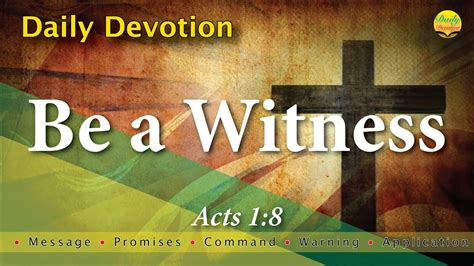 Be A Witness Acts 18 With Mpcwa Youtube