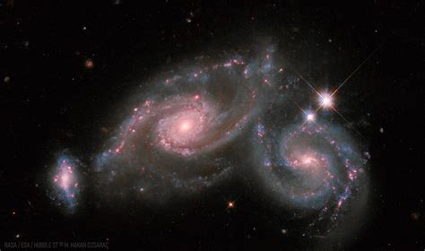 9 Science Astronomy The Colliding Spiral Galaxies Of Arp 274