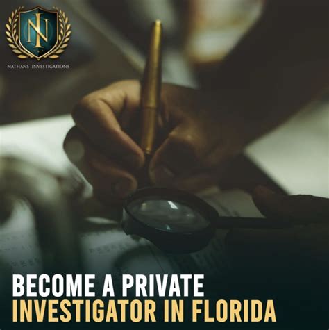 How To Become A Private Investigator In Florida Nathans Investigations