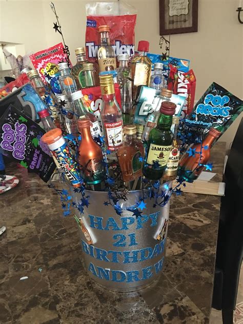 Dessie 60 unique birthday cards assortment with generic birthday greetings inside. Guy 21st Birthday 21 bottles of liquor | Guys 21st ...