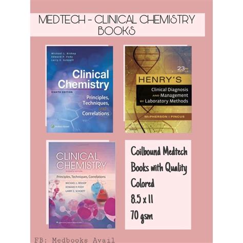Coilbound Medtech Books Clinical Chemistry Bishop Henrys Mcpherson