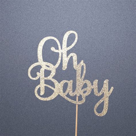 Oh Baby Cake Topper Baby Shower Cake Topper Gender Reveal Etsy Canada