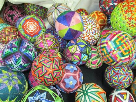 Japanese Temari Easter Eggs Balls Japanese Crafts Art Art
