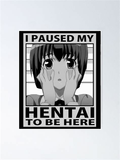 Akane Niimura Futabu Paused My Hentai Anime Art Gift For Fans Poster