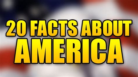 20 Interesting Facts About America Your Monday Cure Youtube