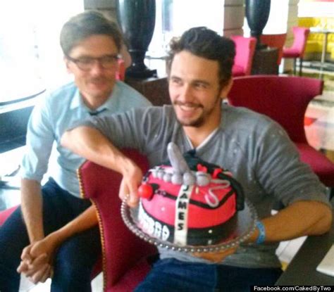 James Franco Tweets Naughty Birthday Cake Accepts Award