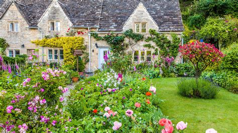 Quintessential english cottage garden flowers. A classic cottage garden borders on fantasy land | Ireland ...