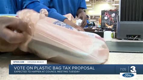 Virginia Beach City Council To Vote On Plastic Bag Tax Tuesday