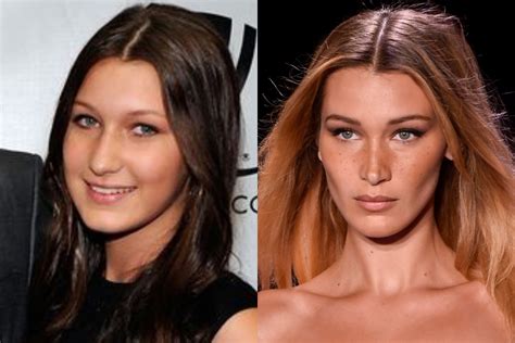 bella hadid onderging neuscorrectie op haar 14de omdat ze zich “het lelijke zusje” van gigi