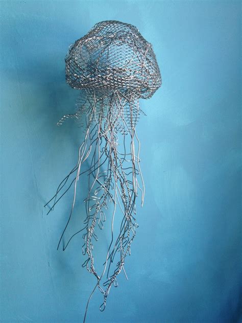 Wire Sculpture Jellyfish 24 By Elizabeth Berrien Etsy