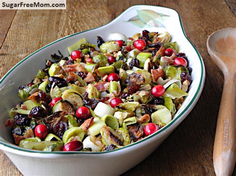 Brussels sprouts salad with apples fresh brussels sprouts are definitely best here. Roasted Brussels Sprouts with Leeks, Bacon & Cranberries
