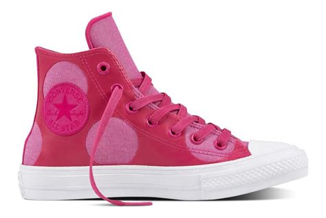 Pink Converse High Top Custom Spring Polka Dot Kicks W