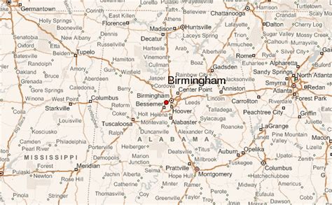 32 Map Of Birmingham Al Maps Database Source