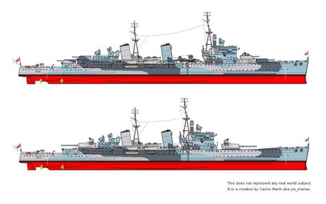 British Cruisers Of Wwii And Post War