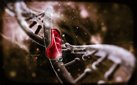 Download Artistic Dna Structure Hd Wallpaper