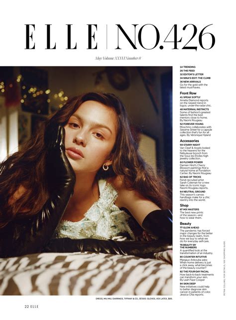 Olivia Rodrigo Elle Magazine April 2021 Issue Celebmafia