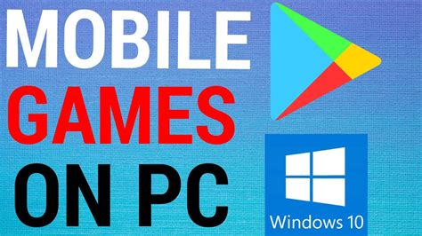 How To Play Mobile Games On Pc Best Way Youtube