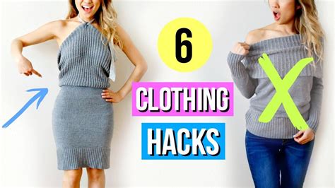 6 Clothing Hacks Every Girl Must Know For Spring 2017 Youtube With