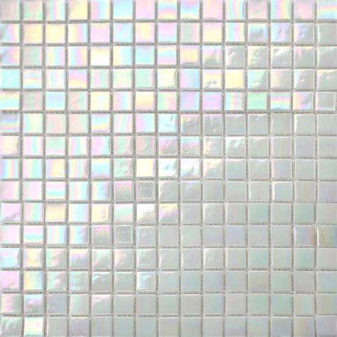 White Iridescent Vitreous Glass Mosaic Tiles Mt0131 Glass Mosaic Tiles Bathroom Mosaic Tile