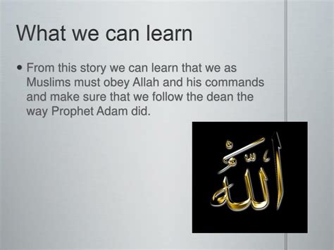 Ppt Prophet Adam Pbuh Powerpoint Presentation Free Download Id
