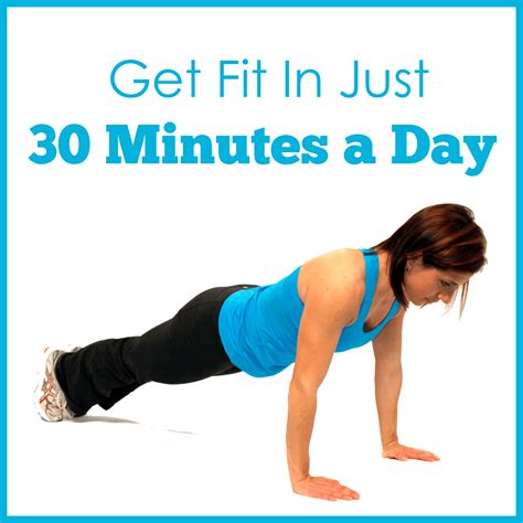 How To Get Fit In 30 Minutes A Day Pick Any Two